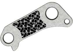 Silca Scott Кронштейн Переключателя Передач DM Титановый Для. Shimano - Серебряный