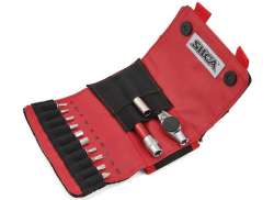 Silca T-棘轮 + TI-扭矩 工具 套筒扳手 工具 - 红色