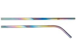 Silca Titanium Straw Set &#216;6.35mm - Titanium/Rainbow