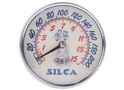 Silca 压力表 15 把手 为. Pista/SuperPista - 银色/黄色
