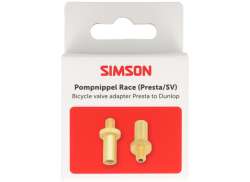 Simson Adapter Do Wentyla Presta -> Dunlop Wentyl - Mosiadz