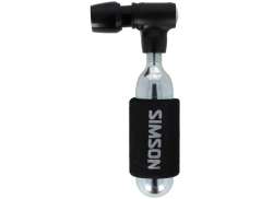 Simson AeroJet CO2 Pumpe Inkl. Cardridge - Schwarz