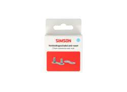 Simson Anti-Rouille Maillon De Jonction Pour Cha&icirc;ne 1/2"x1/8" - Argent