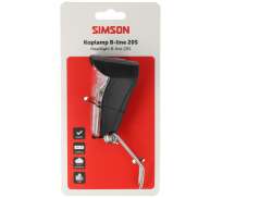 Simson Aurora B-Line Faro Batteria 20 Lux - Nero