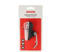 Simson Aurora B-Line Lampka Przednia Baterie - Czarny