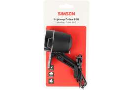 Simson Aurora D-Line Faro Dinamo 80 Lux 6V - Nero