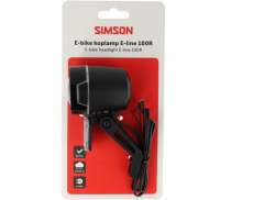 Simson Aurora E-Line Farol E-Bike 100 Lux 6-48V - Preto