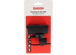 Simson Aurora X-Line 400 Faro USB-C Recargable - Negro