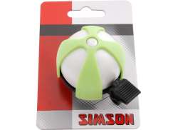 Simson Bicycle Bell Sports - White/Lime