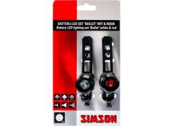 Simson Bullet Belysningssats LED - Svart