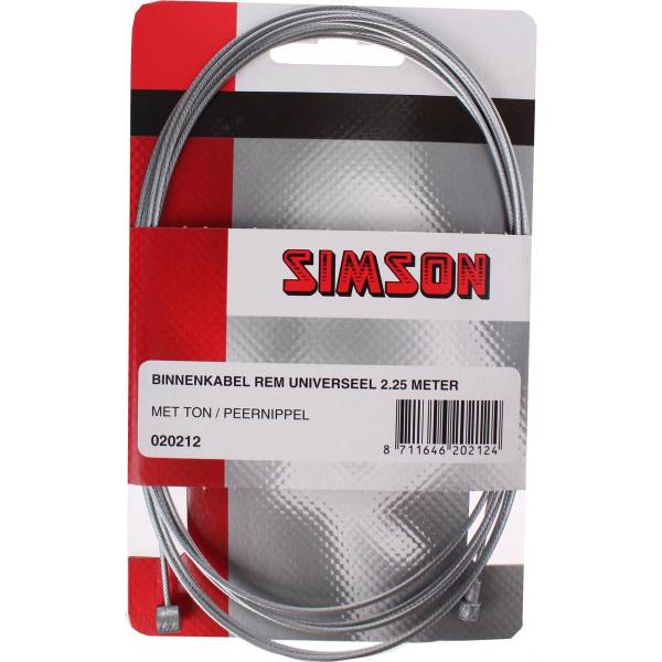 Simson Cablu Interior-Frână Universal 2,25m