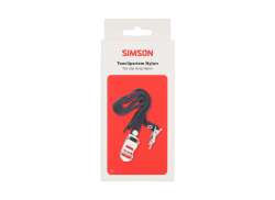 Simson Cinturino Puntapiede Nylon - Nero (2)