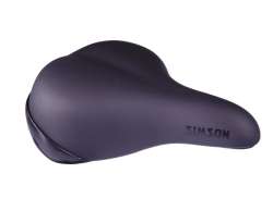 Simson Comfort Bicycle Saddle 254 x 225mm - Black