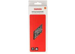 Simson Corrente De Bicicleta 9S 1/2" x 5/64" 116S - Prata