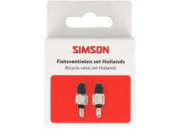 Simson Dunlopventil Sats - Svart (2)