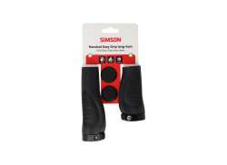 Simson Easy Grip Gripy Ergonomick&yacute; 130/92mm - Čern&aacute;