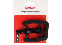 Simson Elegant Comfort 脚踏 - 黑色