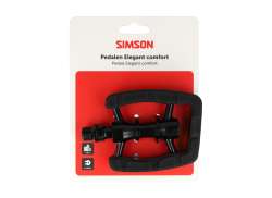 Simson Elegant Comfort Pedaly - Czarny