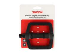 Simson Elegant E-Bike Bez-Slizg Pedaly - Czarny