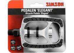 Simson Elegant Pedale 021979 - Argintiu
