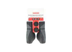 Simson Ergonomia Chwyty 130mm - Czarny/Szary