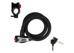 Simson Excellent Bloqueio De Cabo 100cm 15mm Incluindo. Suporte - Preto