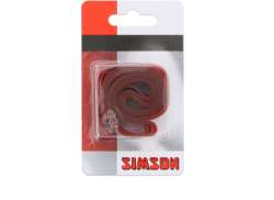 Simson Fälgtejp 22mm 26/28 Tum Bred PVC Röd