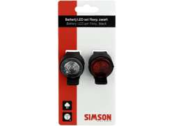 Simson Flexy Set Lumini LED Baterie - Negru