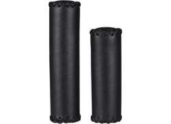 Simson Grips Leather 90/120mm - Black