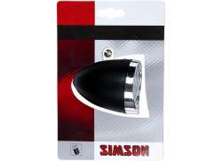 Simson ヘッドライト Classic LED バッテリー - ブラック