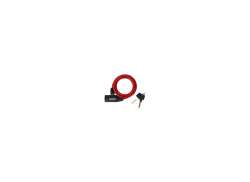 Simson Kinder Spiralkabelschloss 90cm 8mm - Rot