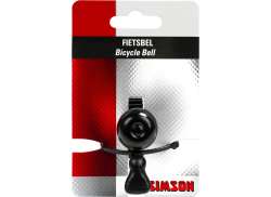 Simson Micro Fietsbel &#216;23mm Aluminium - Zwart