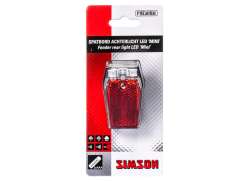 Simson Mini Luce Posteriore LED Batterie - Trasparente