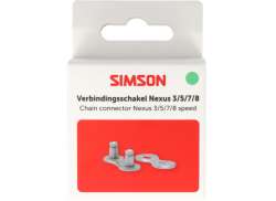 Simson Nexus 연결 링크 3/5/7/8S 1/2"x3/32" - 실버