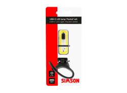 Simson Pocket Scheinwerfer USB-C - Wei&#223;