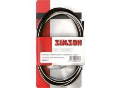 Simson Set Cabluri De Fr&acirc;nă Nexus Fr&acirc;nă Rulou Inox - Negru