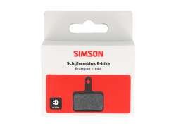 Simson Skrivbromskloss E-bike F&ouml;r. Shimano/Tektro