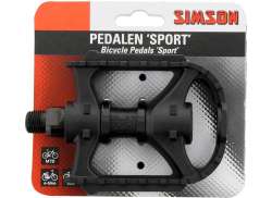 Simson Sport Pedale 021978 - Schwarz