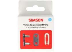 Simson Strong Connecting Link 1/2x1/8 - Silver