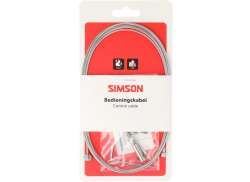Simson Trommelbrems Innerkabel Universal Inox - S&oslash;lv