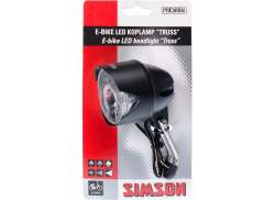 Simson Truss Headlight LED E-Bike - Black