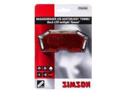 Simson Tunnel Bakljus LED Batterier - Transparent