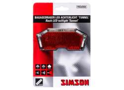 Simson Tunnel Luce Posteriore LED Batterie - Trasparente
