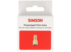 Simson Venttiilisovitin Dunlop -> Schrader-Venttiili - Messinki