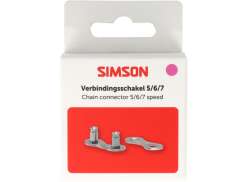 Simson Verbindungsstück 5/7F 1/2x3/32 - Silber