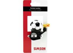 Simson Voetbal 자전거 벨 &Oslash;38mm - 블랙/화이트