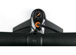 SKS Air X 프레스 8.0 자전거 펌프 마노미터 - 블랙/오렌지