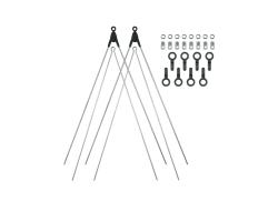 SKS Basic Mudguard Stays - Silver