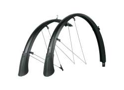 SKS Bleumels マット フェンダー セット 53mm 28" プラスチック - ブラック