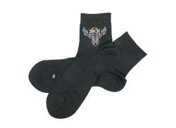 SKS Deer Fahrradsocken Schwarz Black